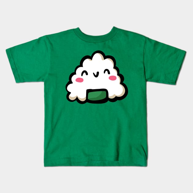 Rice Ball Dude Kids T-Shirt by EmcgaugheyDesigns
